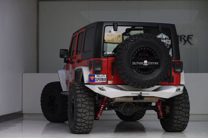 Topfire Blade II Rear Bumper (Full Width) for Wrangler JK JKU