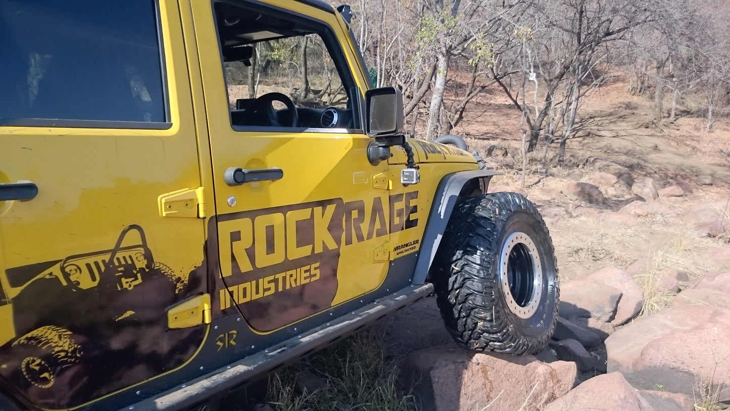 RockRage ULTIMA ROCK SLIDERS for Wrangler JKU - 4DR