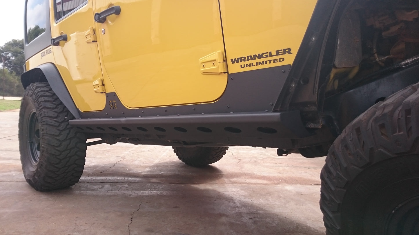RockRage ULTIMA ROCK SLIDERS for Wrangler JKU - 4DR