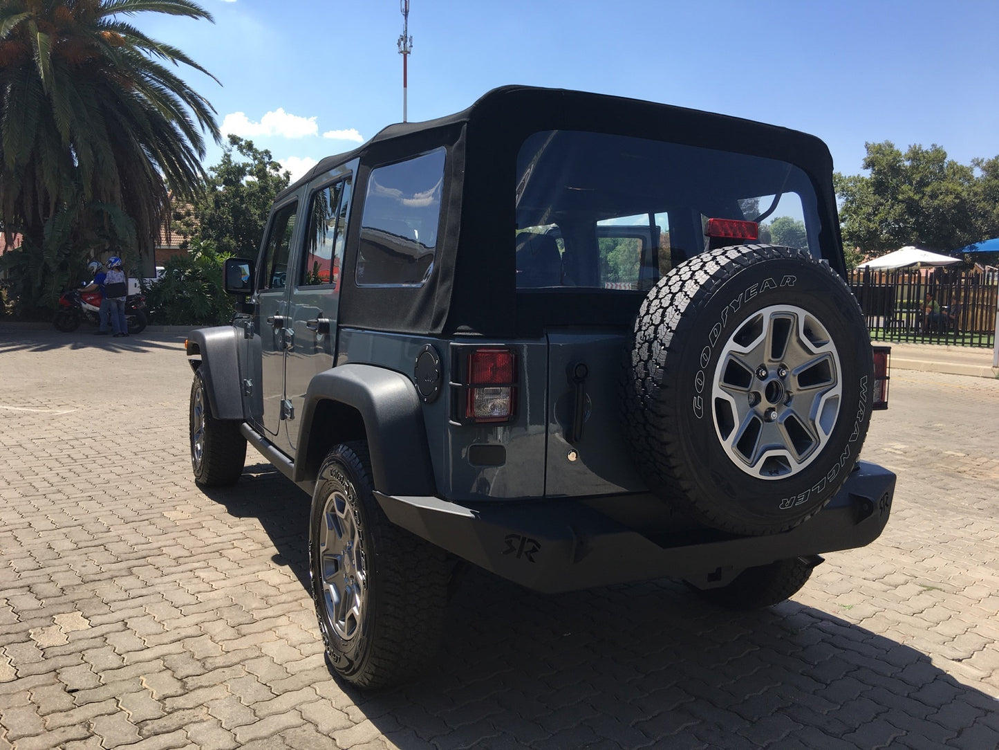 RockRage EXPLORER Full Rear Bumper for Wrangler JK / JKU