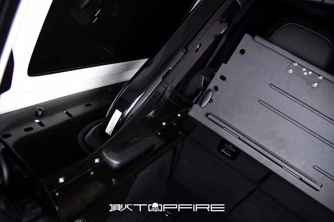 Topfire Collapsible Rear Cargo Luggage Cover / Rack - Steel for Wrangler 4dr JLU