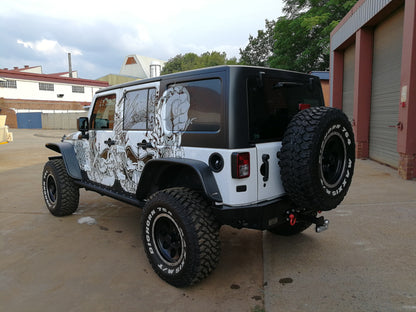 RockRage ULTIMA ROCK SLIDERS for Wrangler JKU - 4DR