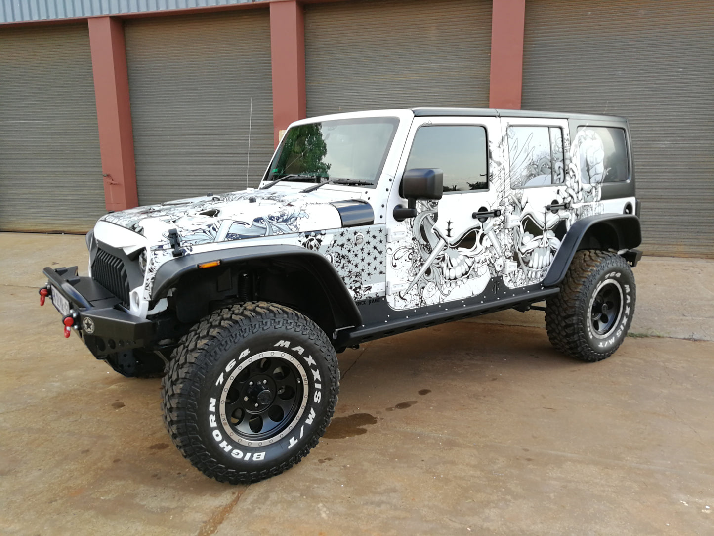 RockRage ULTIMA ROCK SLIDERS for Wrangler JKU - 4DR