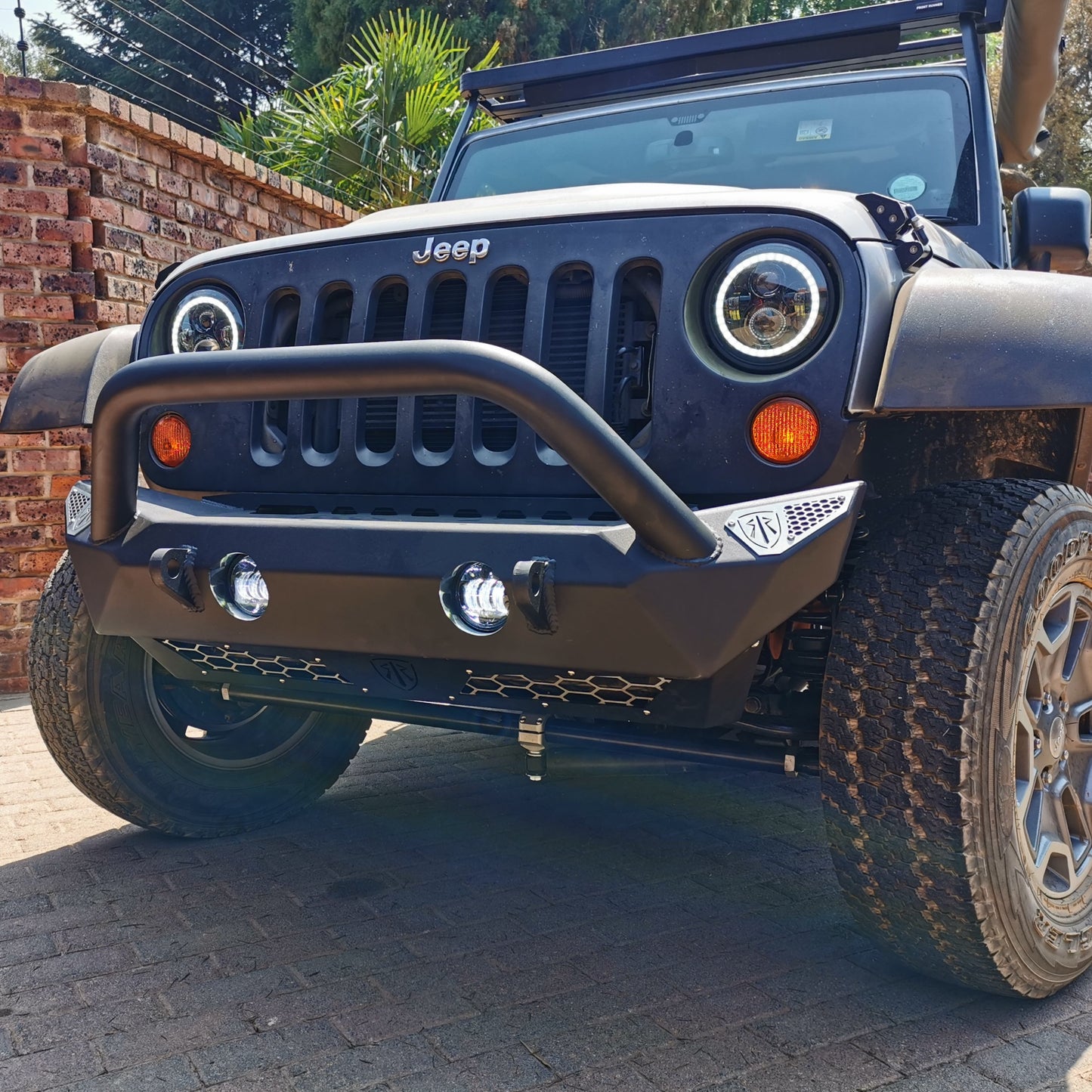 RockRage CRX STUBBY Front Bumper for Wrangler JK / JKU