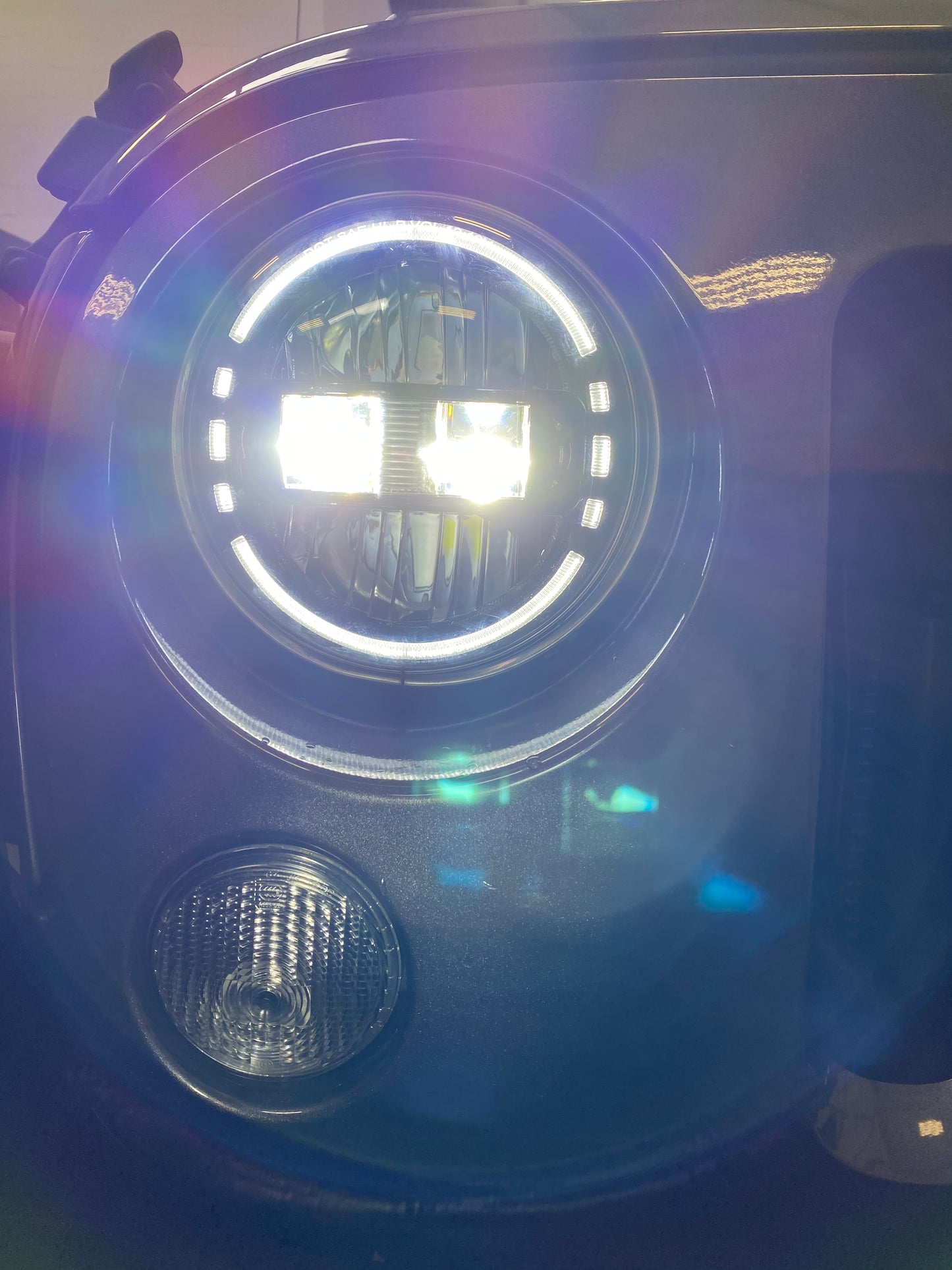 LED Headlights 'KONG JL-Style' with DRL for Wrangler JK JKU TJ (pair) A+ 'Philips' LED