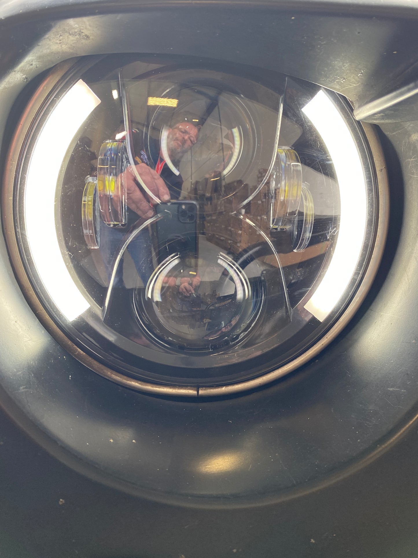 LED Headlights 'SideSlice' with DRL, Clone for Wrangler JK JKU TJ (pair)