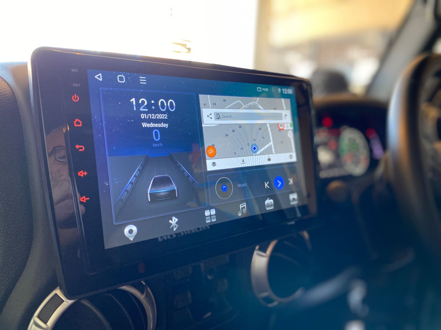 SMARTNavi 10" PREMIUM System 'Made for Jeep Wrangler JK JKU' (INSTALLED) with Apple CarPlay & Android Auto