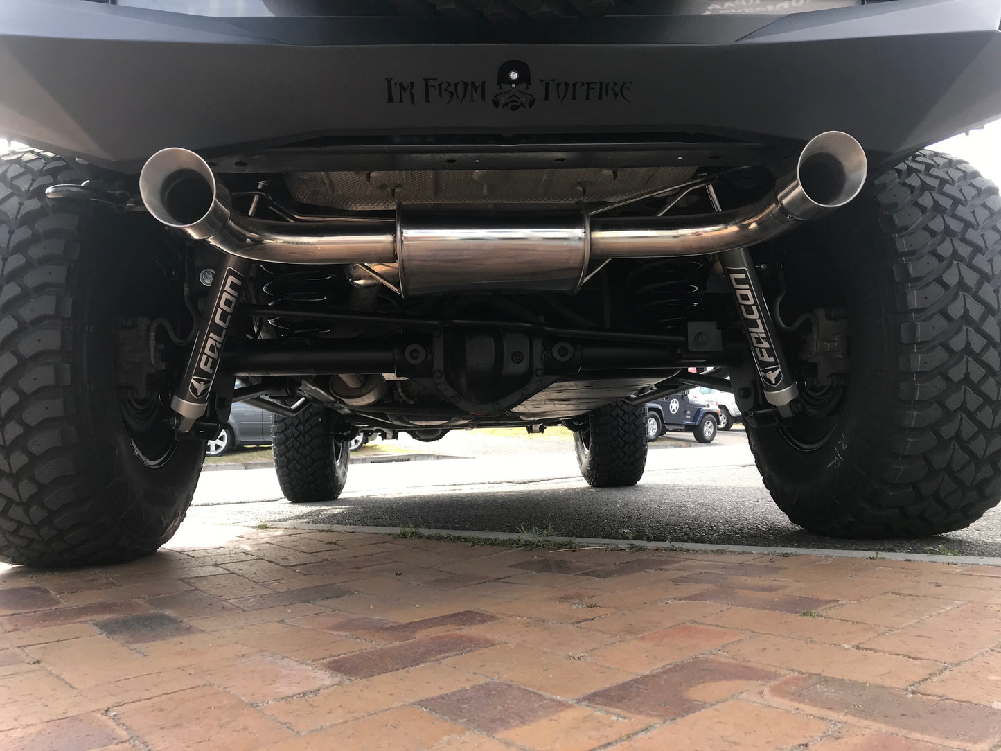 Free-Flow Stainless Steel Single Pipe Exhaust for Wrangler JK JKU (FULLY FITTED - CAPE TOWN ONLY)