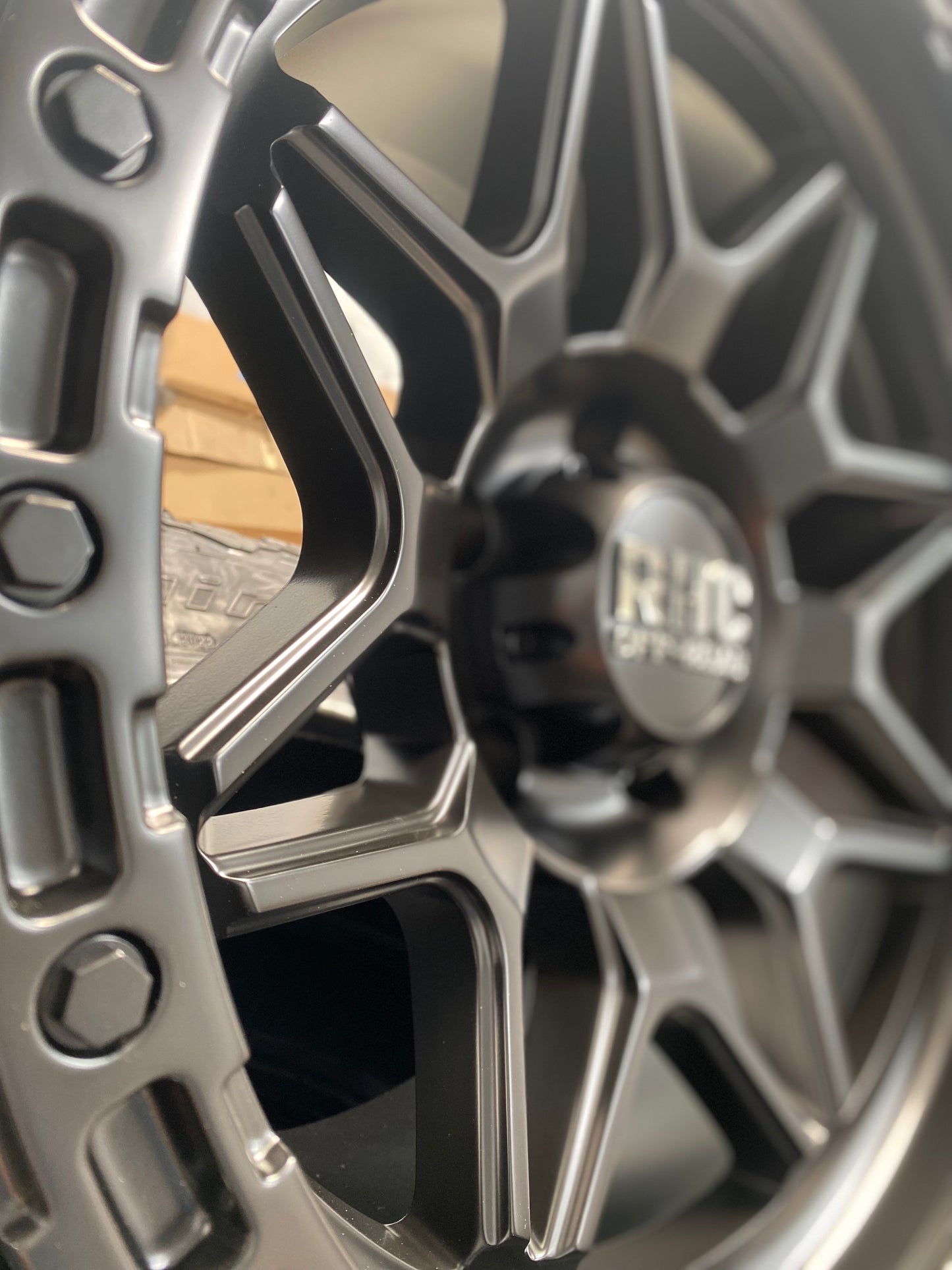 RHC 'SNARE' Rims 17" - Satin Black (set of 5 for Jeep 5x127 17/9 -12 offset)