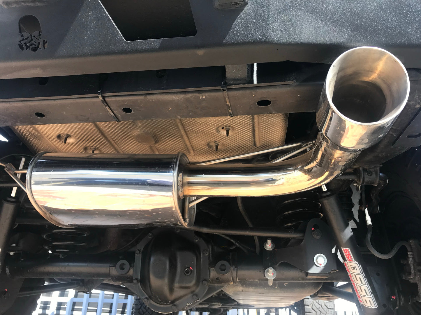 Free-Flow Stainless Steel Single Pipe Exhaust for Wrangler JK JKU (FULLY FITTED - CAPE TOWN ONLY)