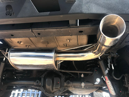 Free-Flow Stainless Steel Single Pipe Exhaust for Wrangler JK JKU (FULLY FITTED - CAPE TOWN ONLY)