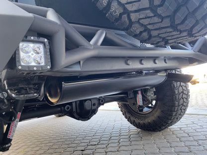 Topfire Fragment II Stainless Steel Rear Bumper (Long) for Wrangler JK JKU
