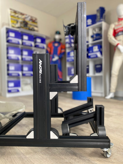 KARTPRO 'Black Series' KARTING SIM RIG (MINI Kart) with Integrated Screen Mount System