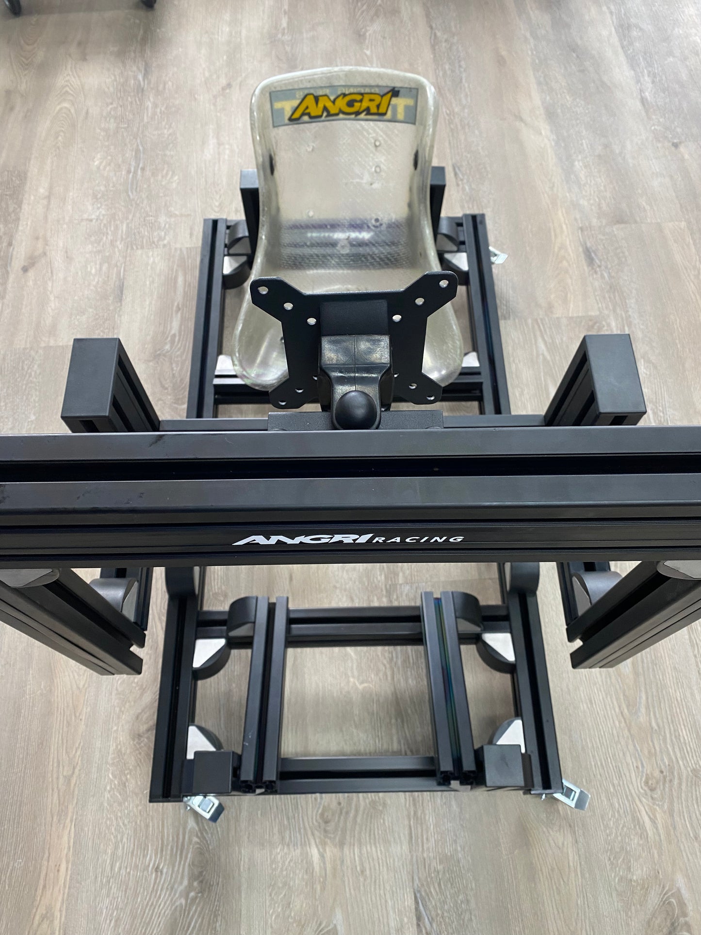 KARTPRO 'Black Series' KARTING SIM RIG (MINI Kart) with Integrated Screen Mount System
