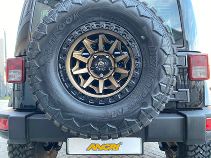 FUEL OFFROAD 'Covert' D696 - Bronze 17" Rims with Black Lip (set of 5 Jeep 9J 5x127) -12