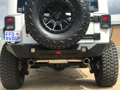 Free-Flow Stainless Steel Single Pipe Exhaust for JK/JKU (RETAIL BOX SELF-INSTALL)
