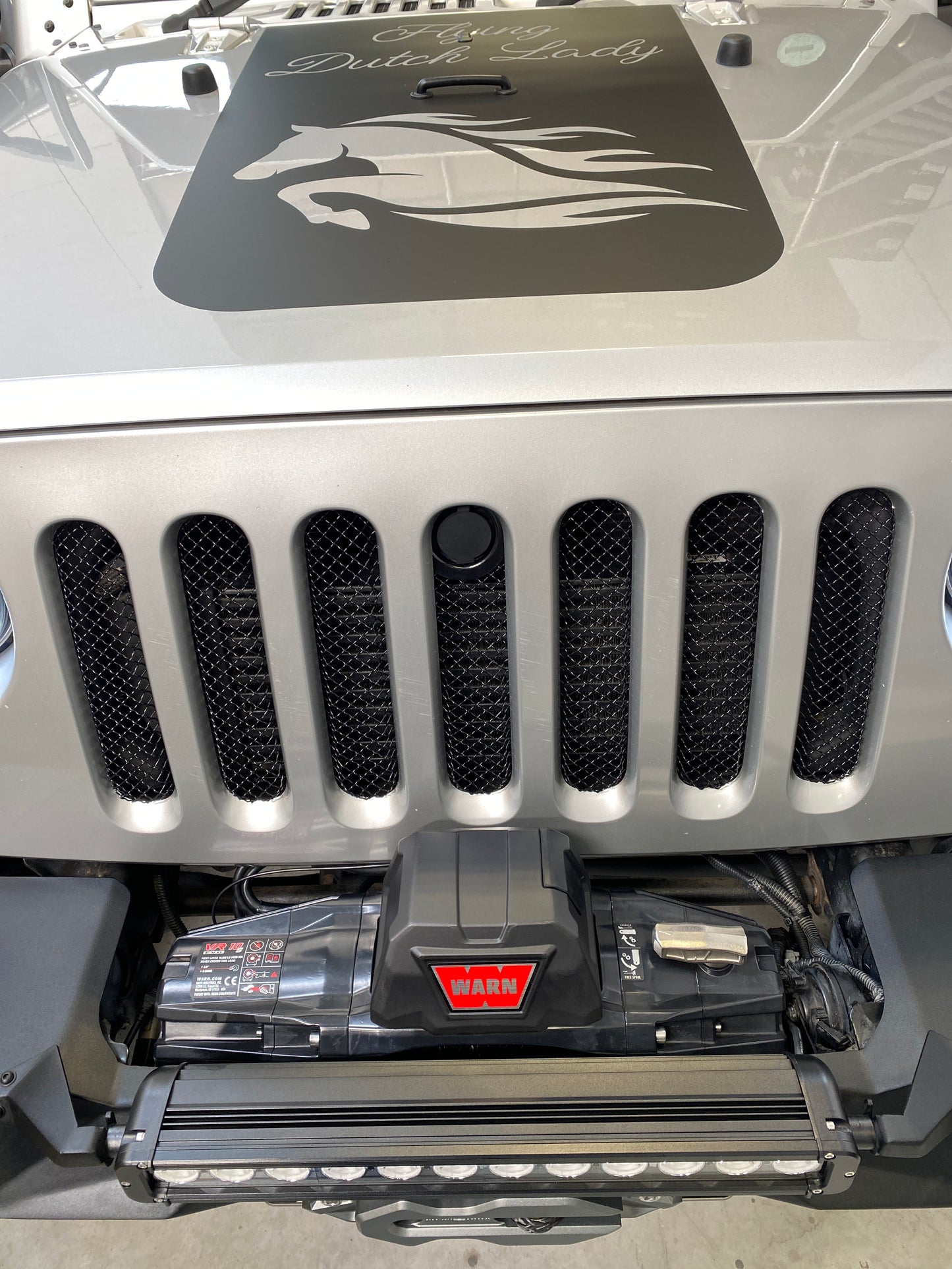 3D Grill Mesh / Radiator Protector for Wrangler JK JKU