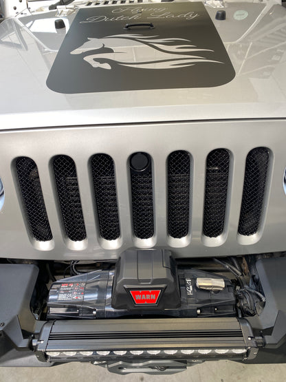 3D Grill Mesh / Radiator Protector for Wrangler JK JKU