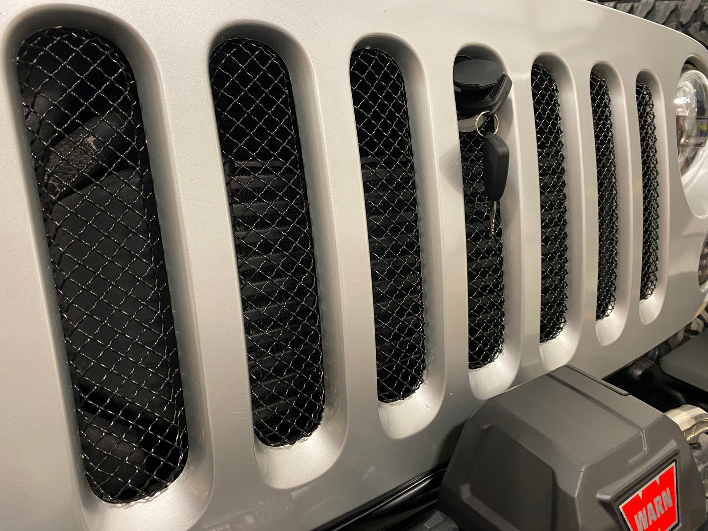 3D Grill Mesh / Radiator Protector for Wrangler JK JKU