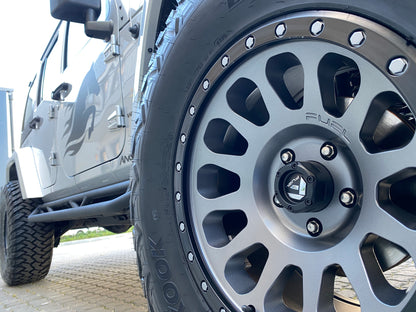FUEL OFFROAD 'VECTOR' 18" Rims D601 for Land Cruiser - (Anthracite with Black Ring) 9J +20 (set of 5 LC 5x150)