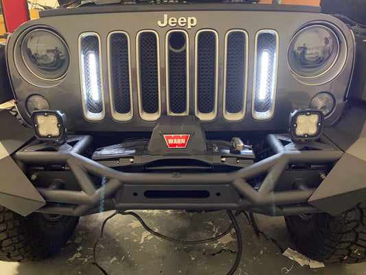 Daytime Running Lights - LED DRLs ('In-Grill') for Wrangler JK / JKU / Other (Pair)