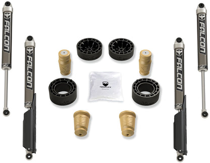 KIT ONLY: Teraflex 1.5" Sport ST1 Spacer Lift System, FALCON SP2 Shocks - for Wrangler 4dr JLU or 2dr JL