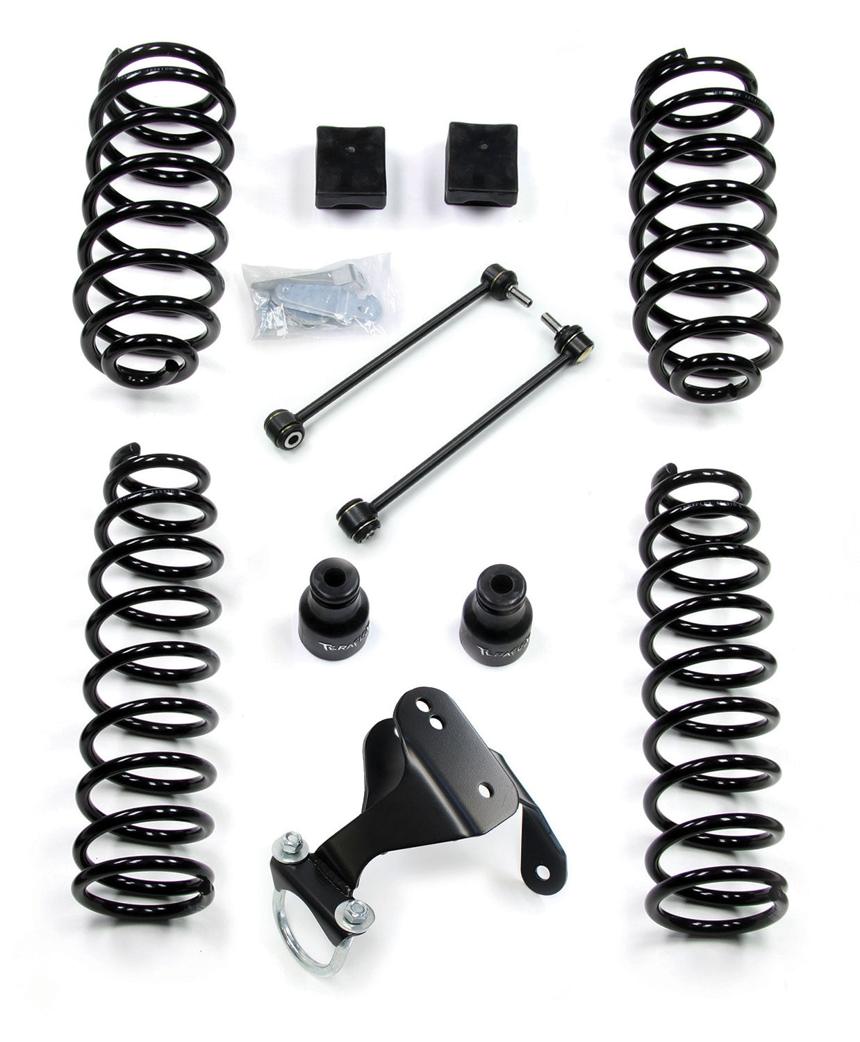 FULLY FITTED: PREMIUM 2.5" Teraflex Coil System, Falcon 2.1 or 2.2 Shocks, 9550 Stabiliser & Retainers for Wrangler JK JKU