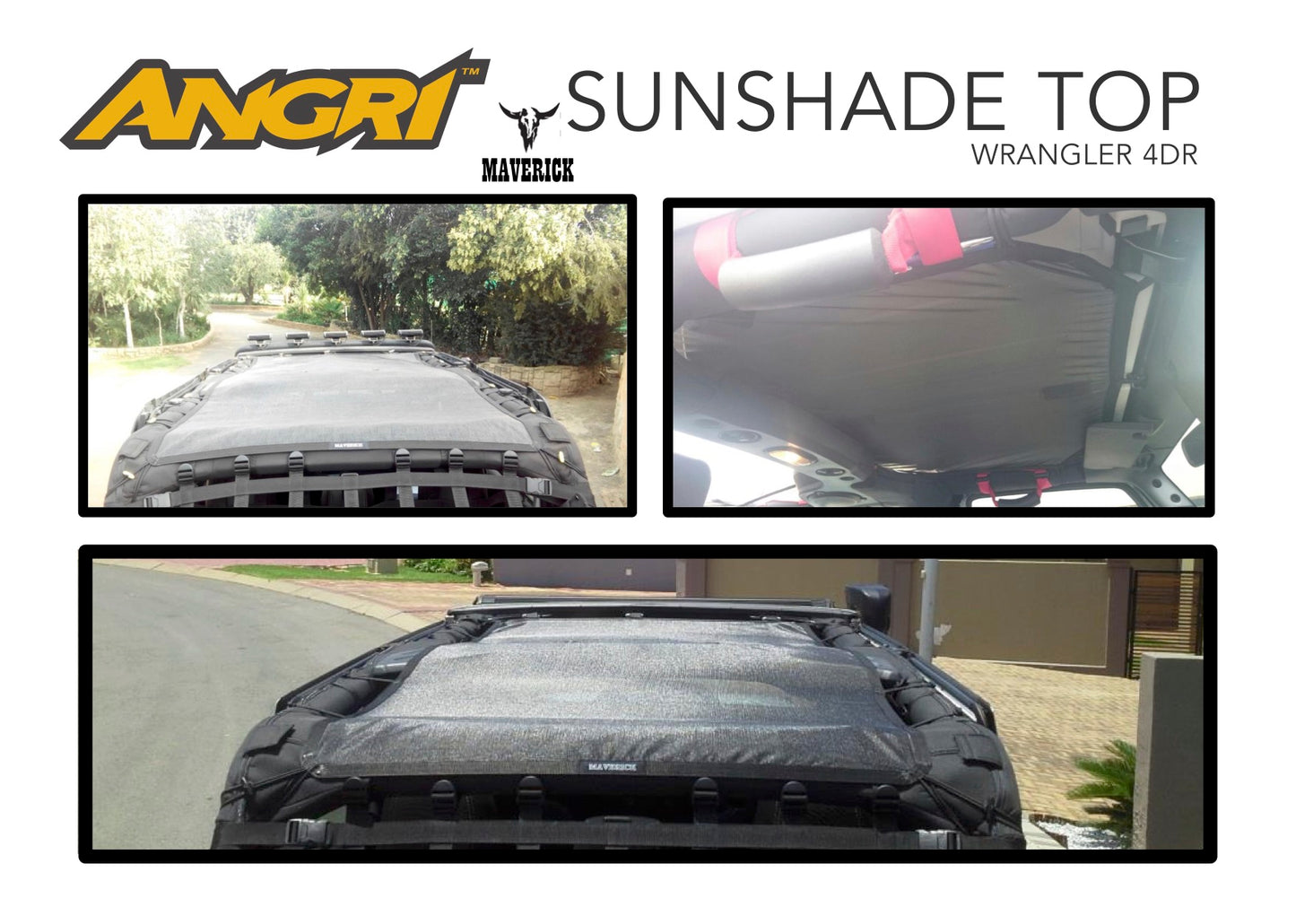 Sunshade Top - by Maverick for Wrangler JK / JKU / JL / JLU 3.6 / TJ / GLADIATOR