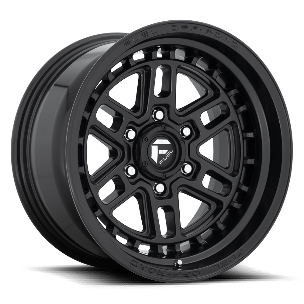 FUEL OFFROAD 'NITRO' 17" D667 - Satin Black 17" Rims 9J (set of 5 Jeep 5/127 -12) JK / JL