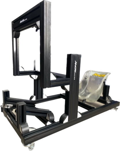 KARTPRO 'Black Series' KARTING SIM RIG (MINI Kart) with Integrated Screen Mount System