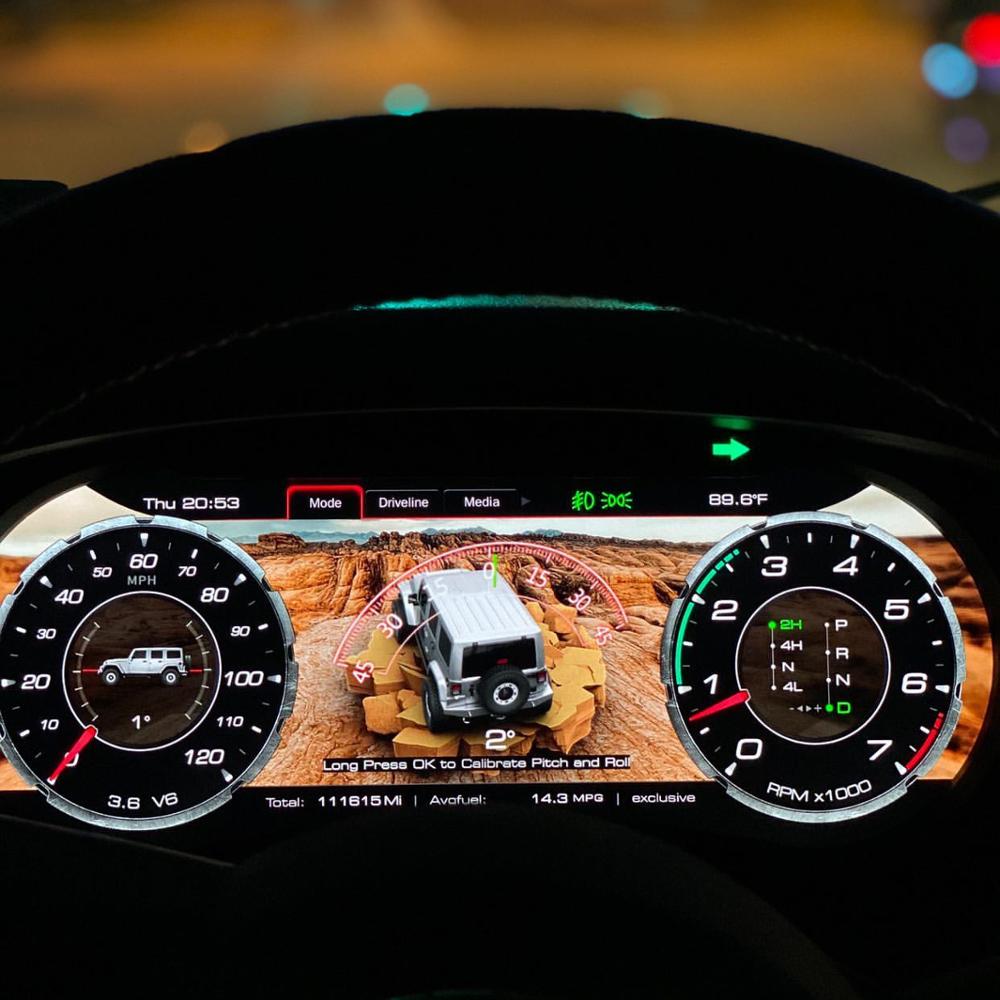 Caborotor Jeep dash at ANGRiJeep
