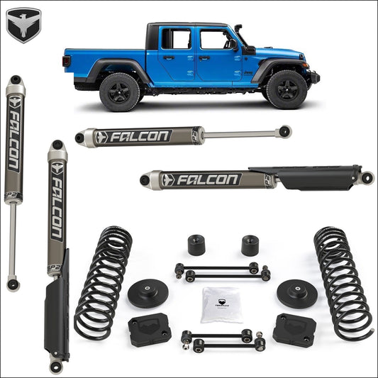 Teraflex 2.5" Performance Coil and Spacer Lift with FALCON SP2 2.1 Shocks (Kit Only) for JT Gladiator