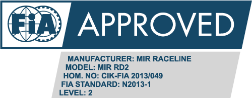 MIR 49-S Level 2 FIA Kart Suit (Grey/Black/Fluro Orange) - Size 34 (YOUTH)