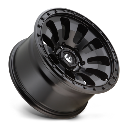 FUEL OFFROAD 'TACTIC' 17" D630- Satin Black 17/9 Rims (set of 5 Jeep 5x127 - 12) JK