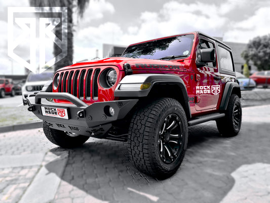 RockRage OVERLAND Full Front Bumper for Wrangler JL JLU GLADIATOR