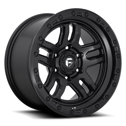 FUEL OFFROAD 'AMMO' 17" D700 - Matte Black 17" Rims 9J (set of 5 Jeep 5/127 -12) JK / JL