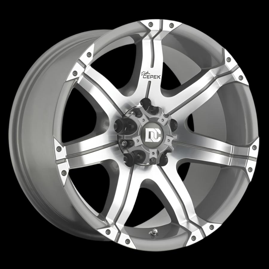 DICK CEPEK 'Gun Metal 7' Rims 17" - Machined / Gun Metal (set of 5 for Jeep 5x127 17/8.5 +19 offset)