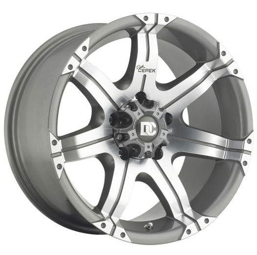 DICK CEPEK 'Gun Metal 7' Rims 17" - Machined / Gun Metal (set of 5 for Jeep 5x127 17/8.5 +19 offset)