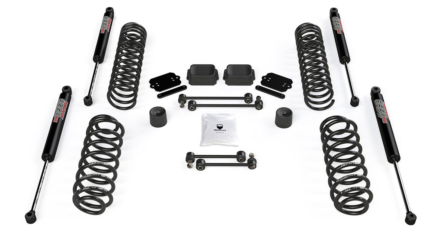 KIT ONLY: Teraflex 2.5" Coil Lift System with 9550 Shocks for Wrangler JL 2DR / JLU 4DR (2019+)