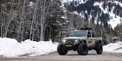 FUEL OFFROAD 'NITRO' 17" D667 - Satin Black 17" Rims 9J (set of 5 Jeep 5/127 -12) JK / JL
