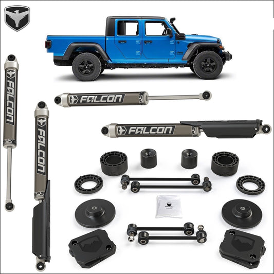 Teraflex 2.5" Performance Spacer Lift with FALCON SP2 2.1 Shocks (Kit Only) for JT Gladiator