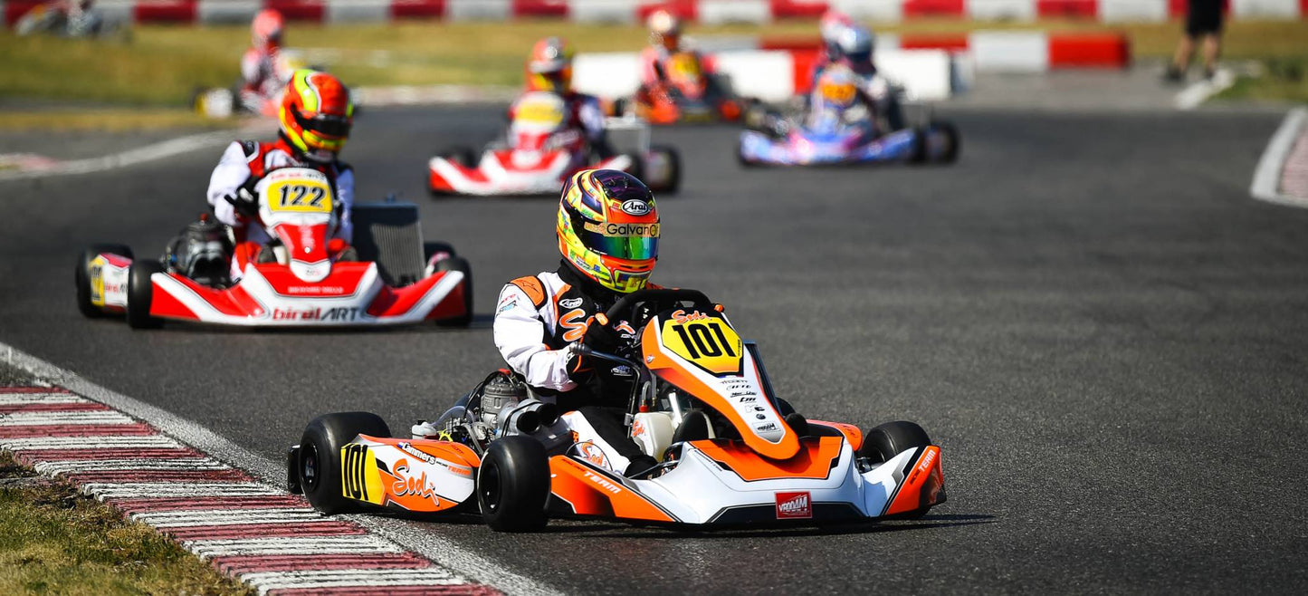 ARAI SK-6 Senior Karting Helmet (bundled with PED Kit) 15yo+