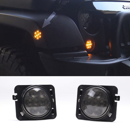 INDICATORS LED - Standard Fenders 'Flush Mount' for Wrangler JK JKU (pair)