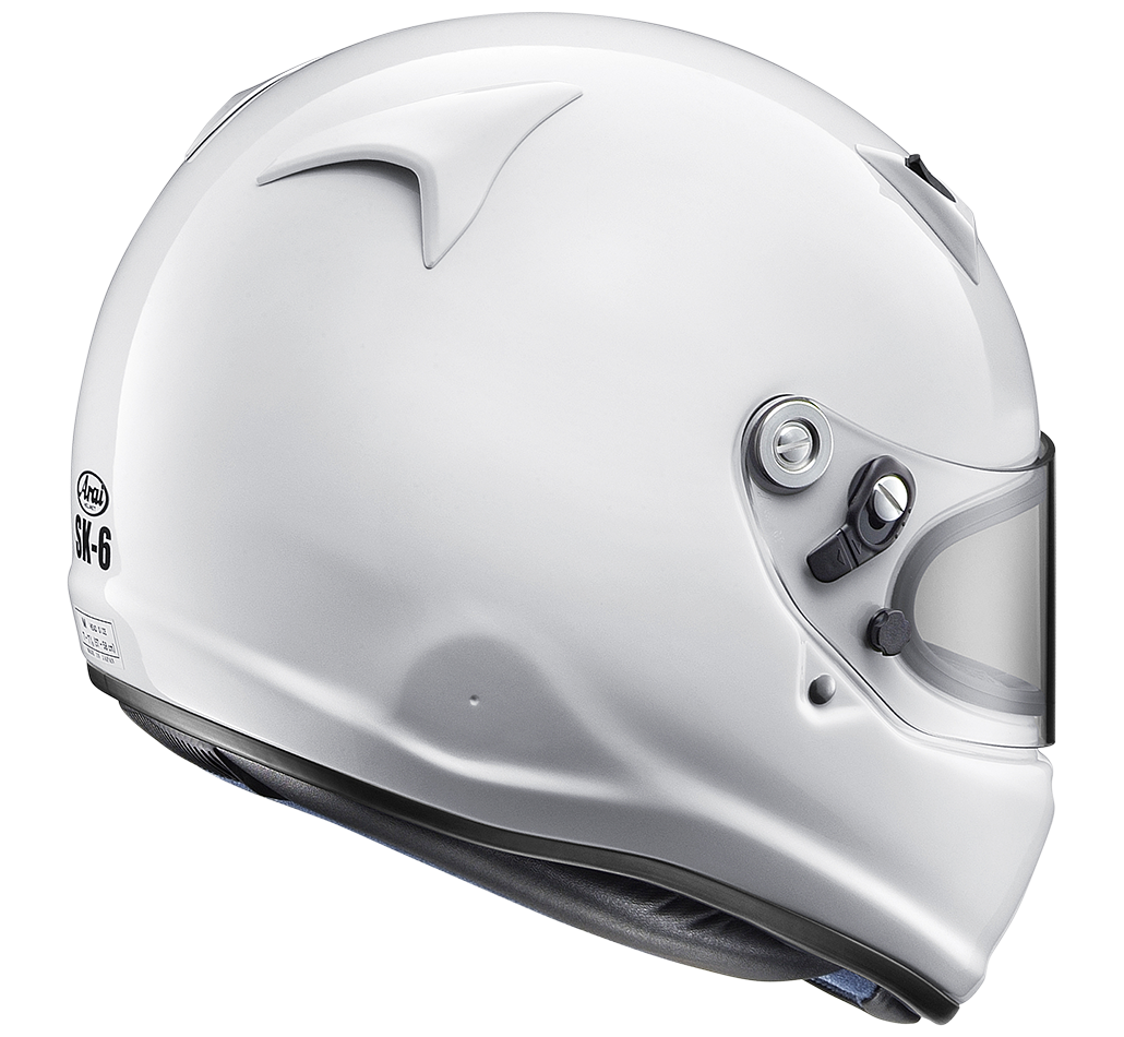 ARAI SK-6 Senior Karting Helmet (bundled with PED Kit) 15yo+